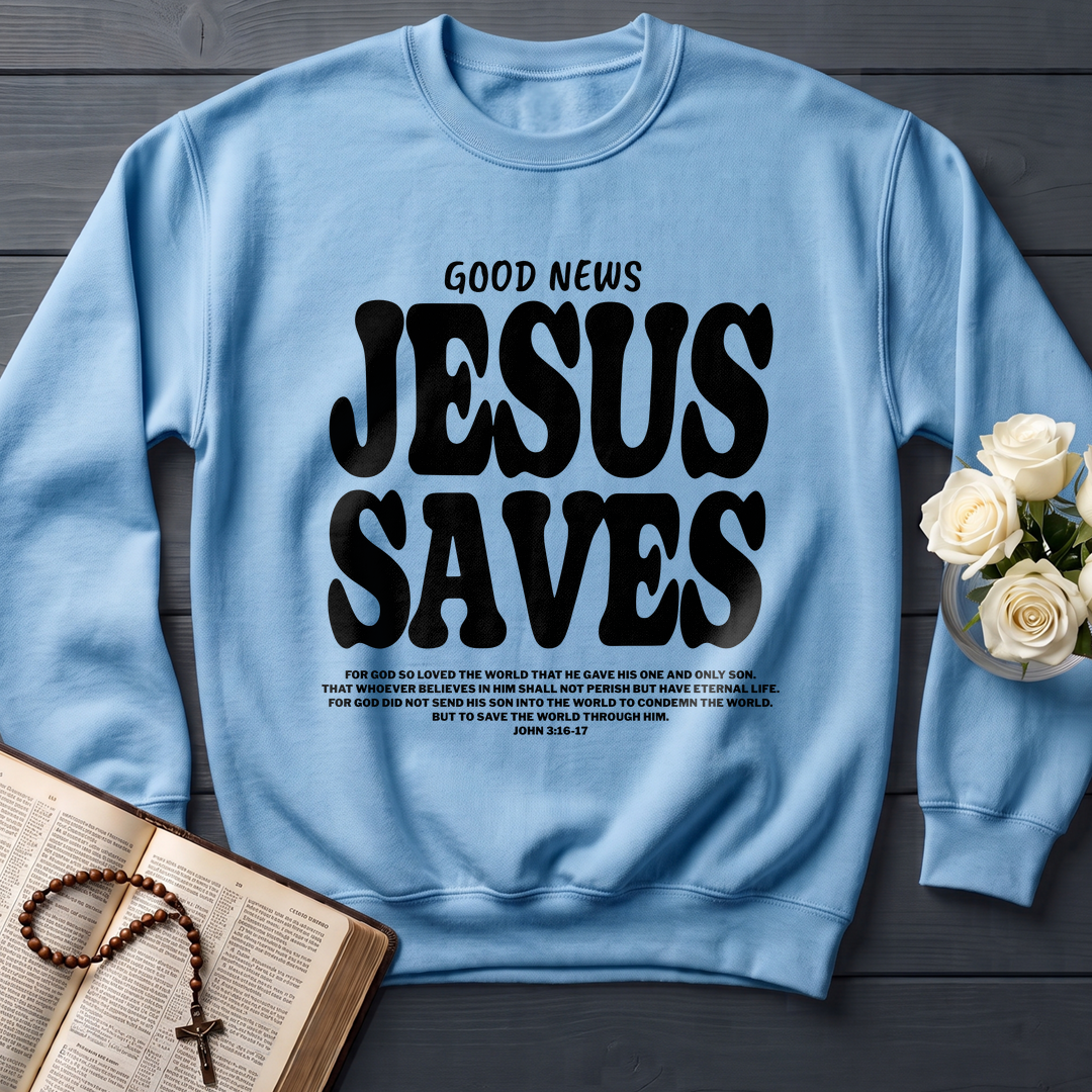 Good News Jesus Saves John 3.16-17 01