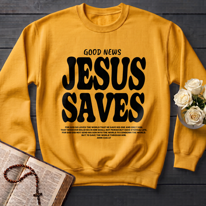Good News Jesus Saves John 3.16-17 01