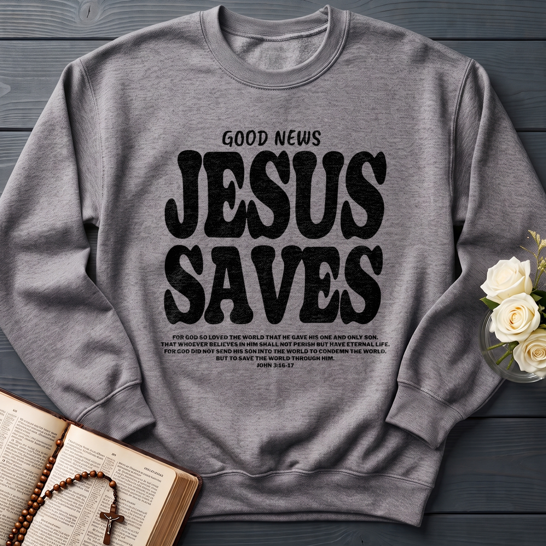 Good News Jesus Saves John 3.16-17 01