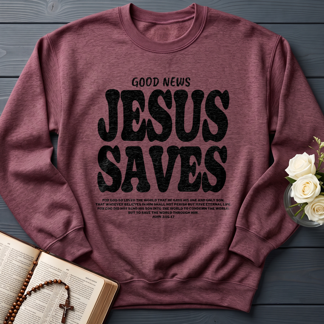 Good News Jesus Saves John 3.16-17 01