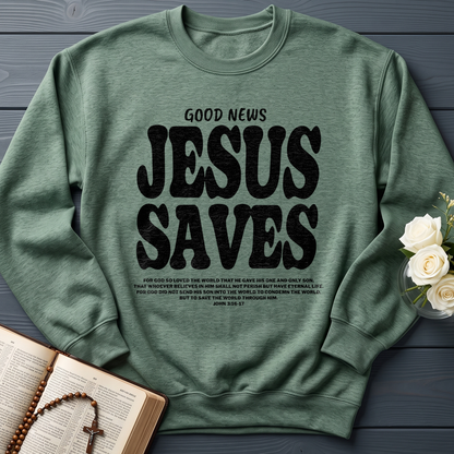 Good News Jesus Saves John 3.16-17 01