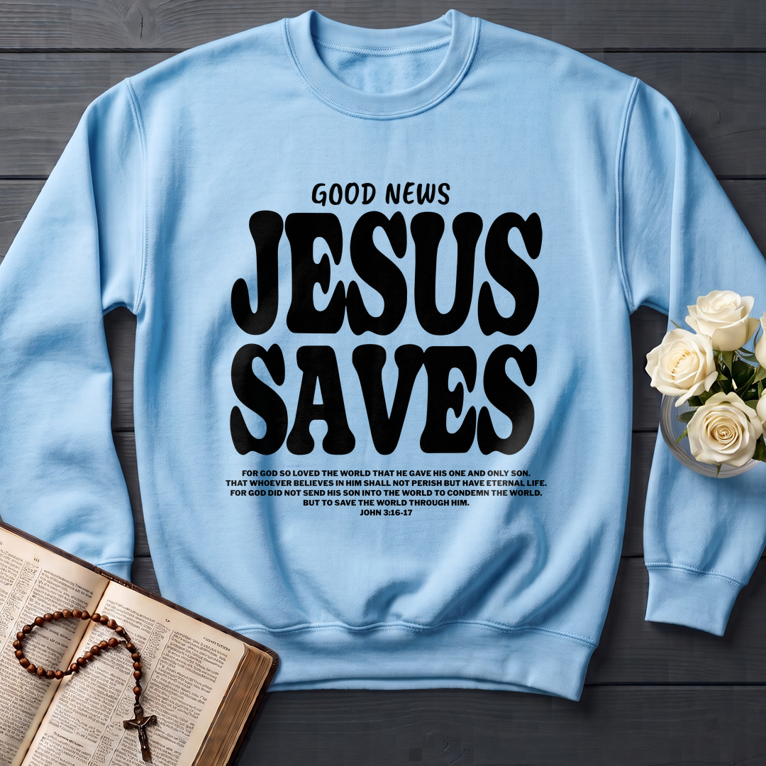 Good News Jesus Saves John 3.16-17 01