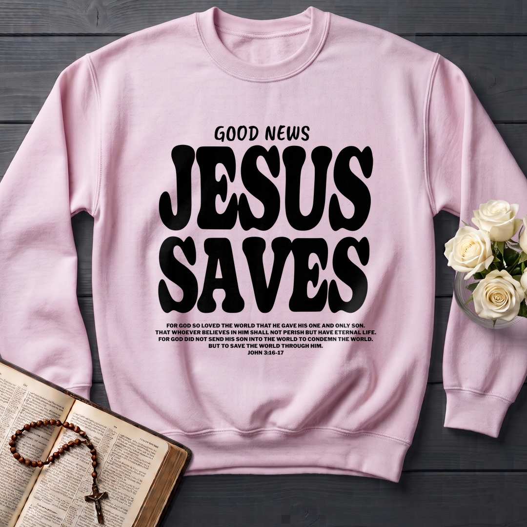 Good News Jesus Saves John 3.16-17 01