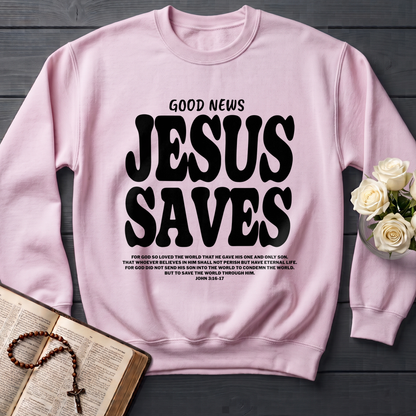 Good News Jesus Saves John 3.16-17 01