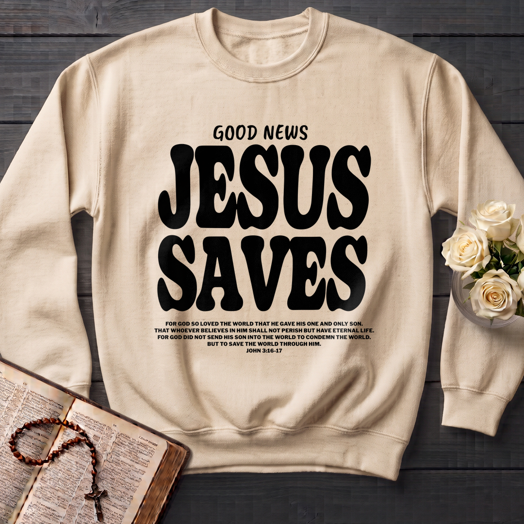 Good News Jesus Saves John 3.16-17 01
