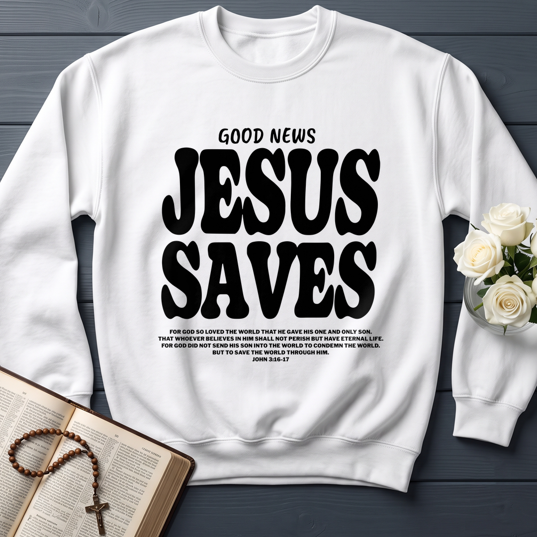 Good News Jesus Saves John 3.16-17 01