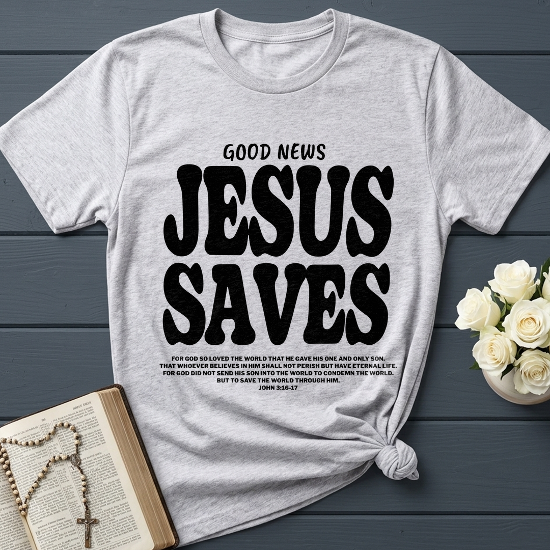 Good News Jesus Saves John 3.16-17 01