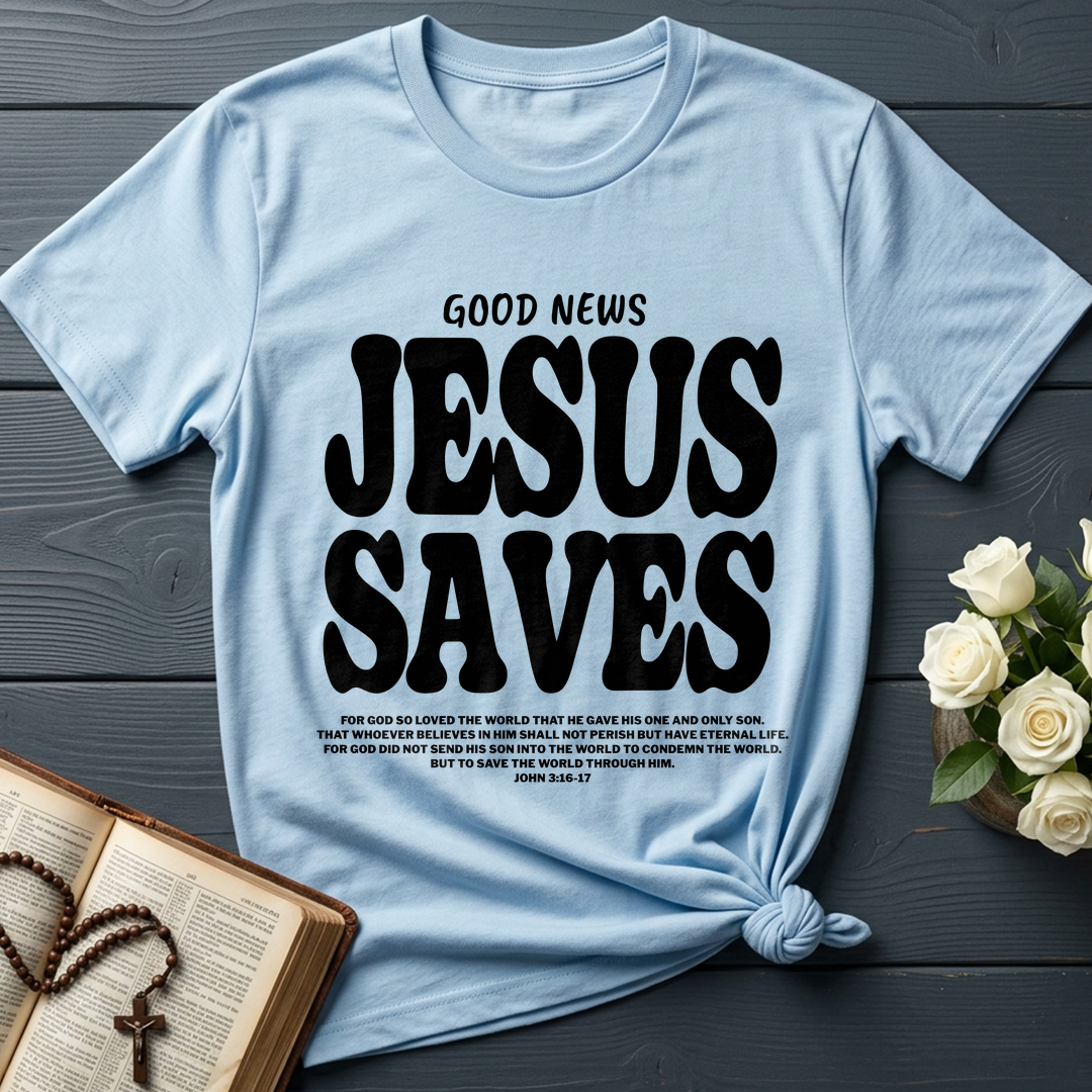 Good News Jesus Saves John 3.16-17 01