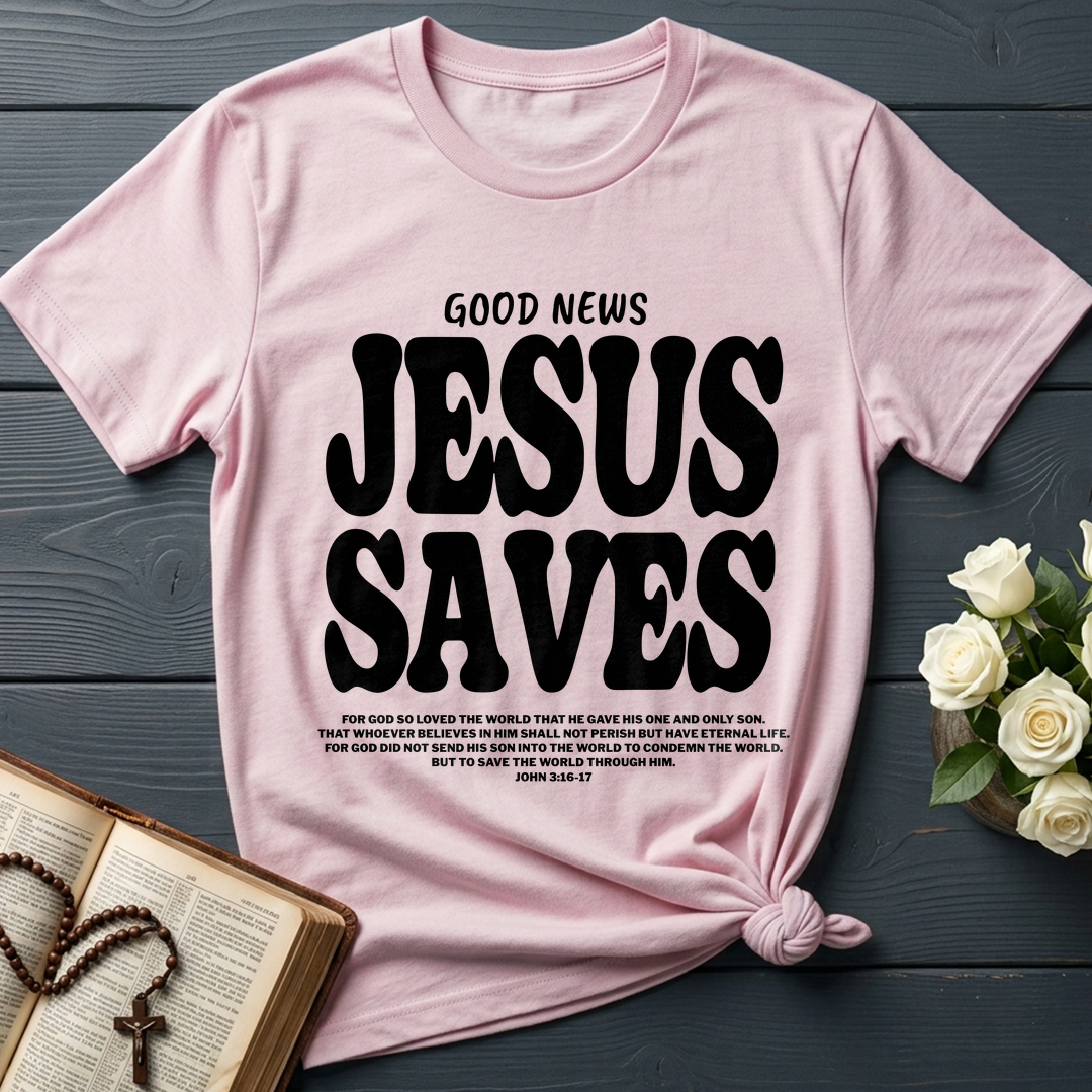Good News Jesus Saves John 3.16-17 01