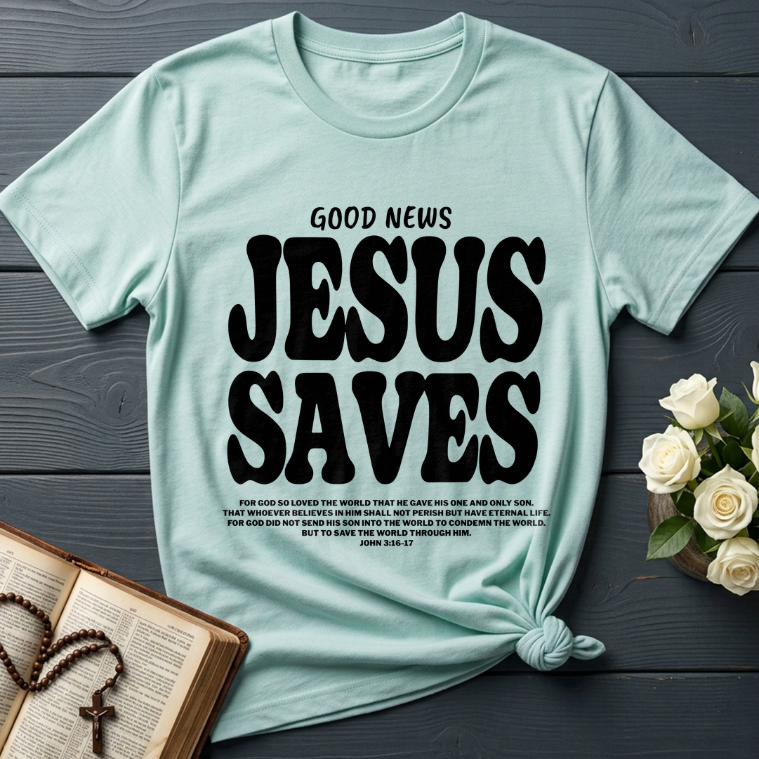 Good News Jesus Saves John 3.16-17 01
