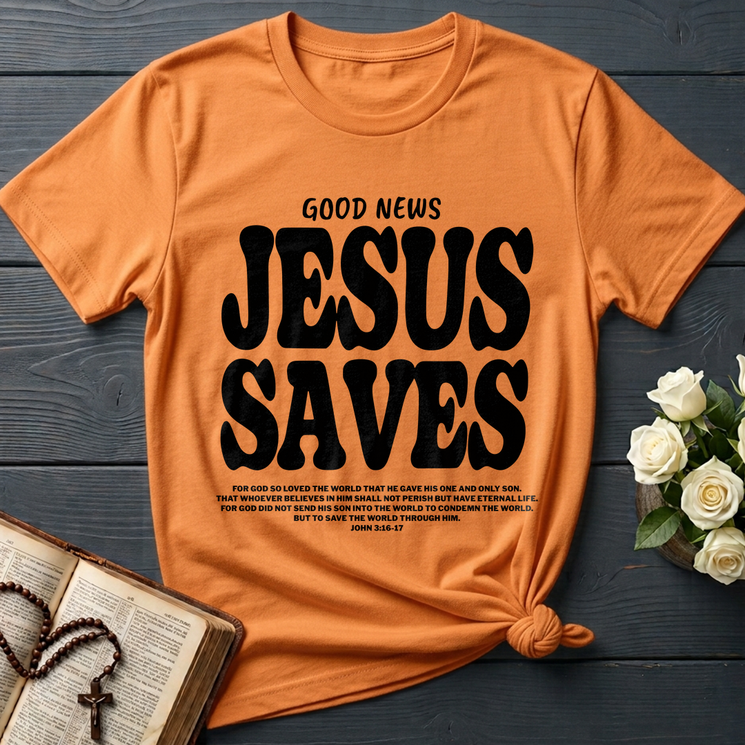 Good News Jesus Saves John 3.16-17 01