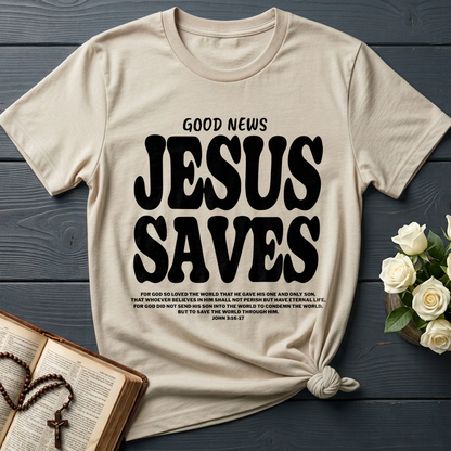 Good News Jesus Saves John 3.16-17 01