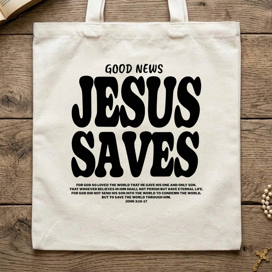 Good News Jesus Saves John 3.16-17 01
