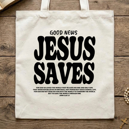 Good News Jesus Saves John 3.16-17 01