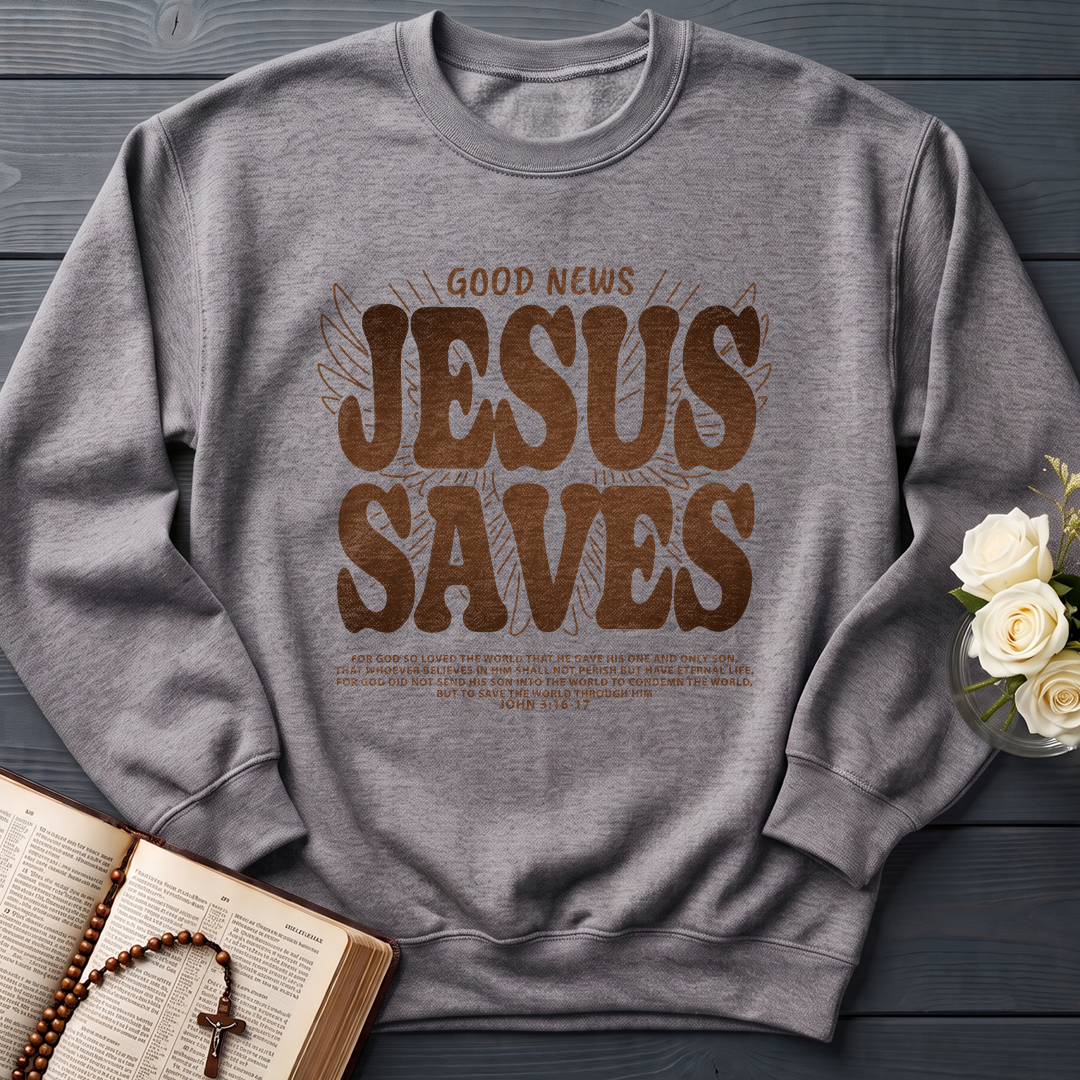Good News Jesus Saves John 3.16-17 02