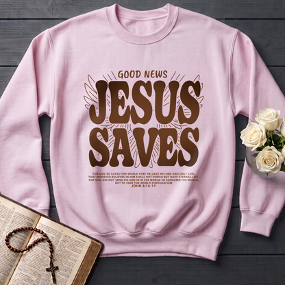 Good News Jesus Saves John 3.16-17 02