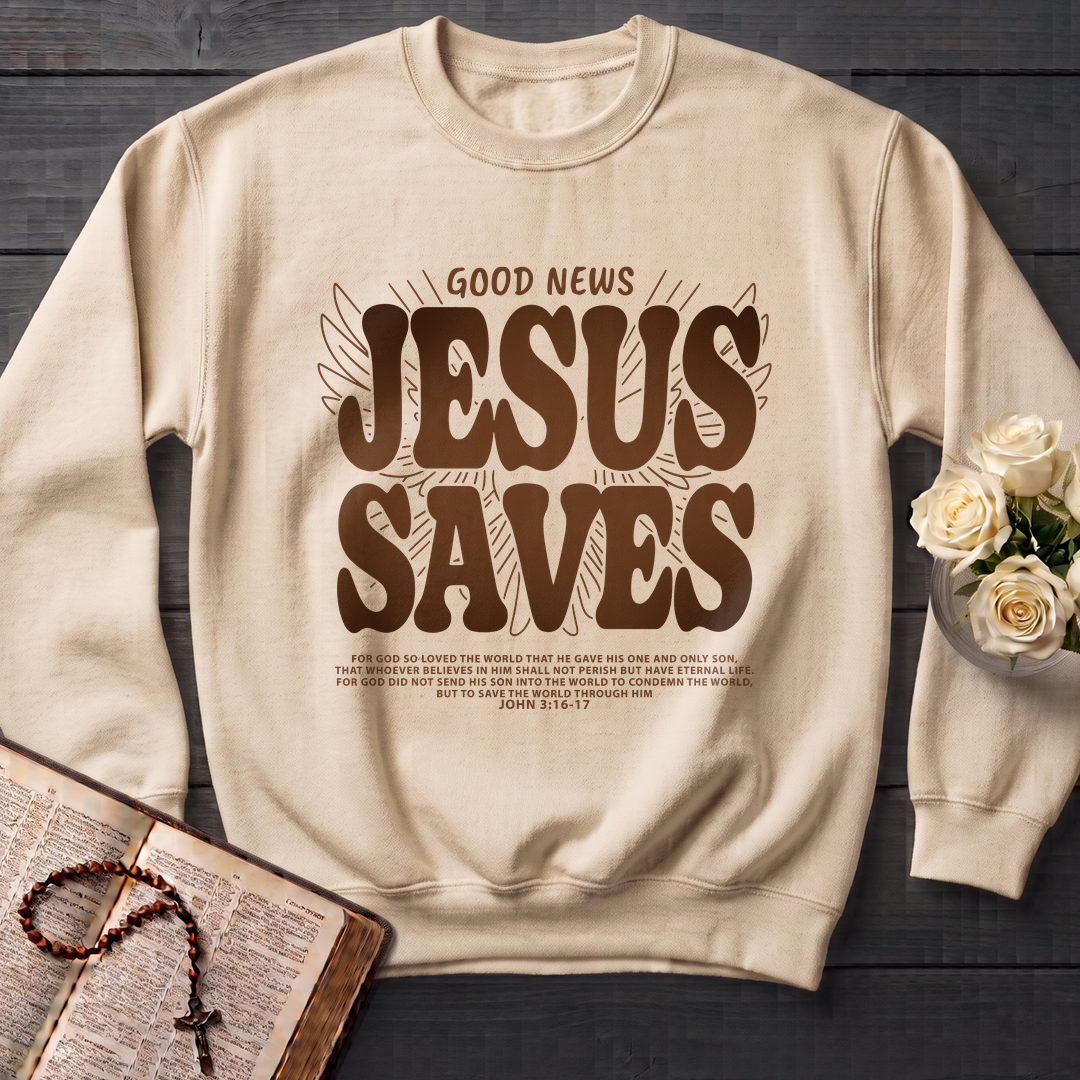 Good News Jesus Saves John 3.16-17 02