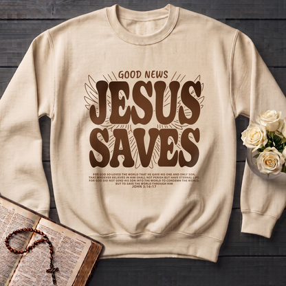 Good News Jesus Saves John 3.16-17 02