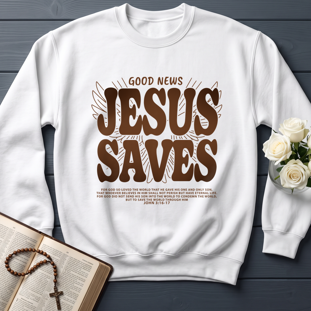 Good News Jesus Saves John 3.16-17 02