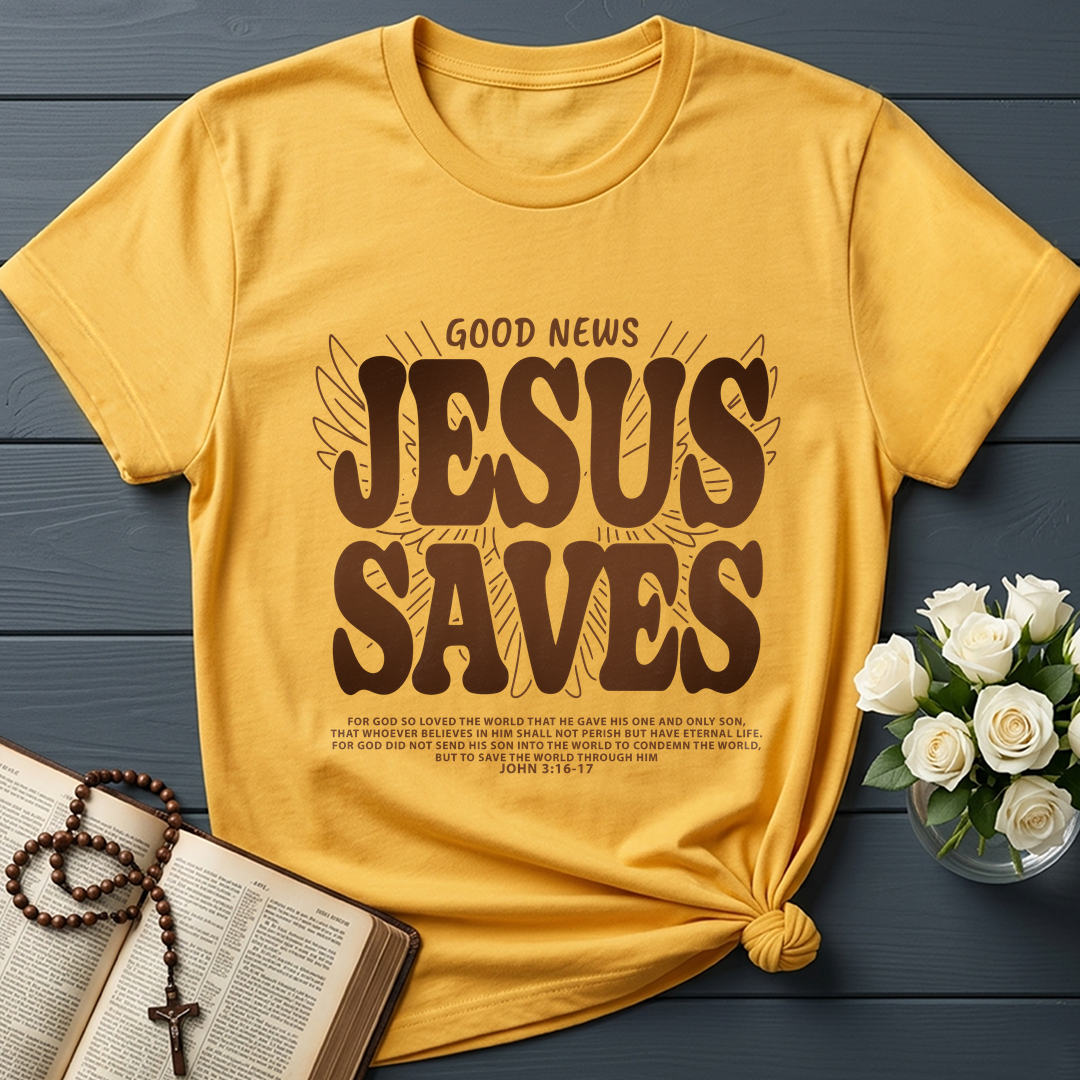 Good News Jesus Saves John 3.16-17 02