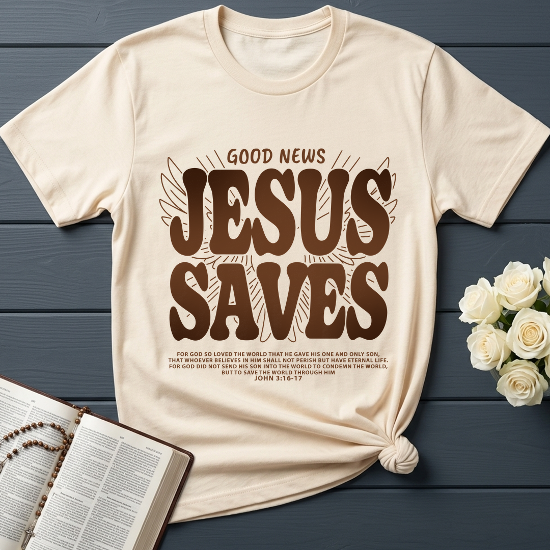 Good News Jesus Saves John 3.16-17 02