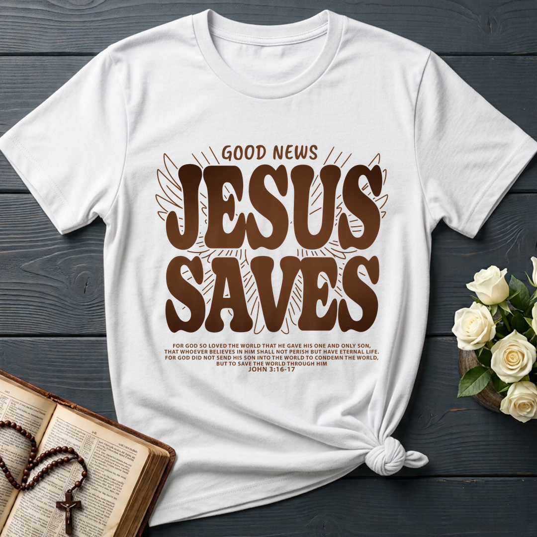 Good News Jesus Saves John 3.16-17 02