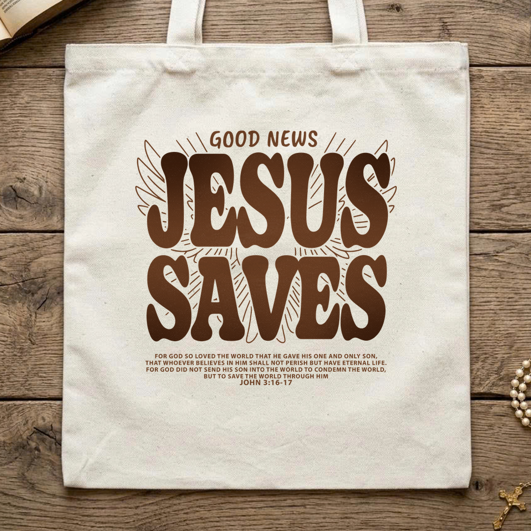 Good News Jesus Saves John 3.16-17 02