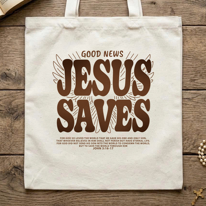 Good News Jesus Saves John 3.16-17 02