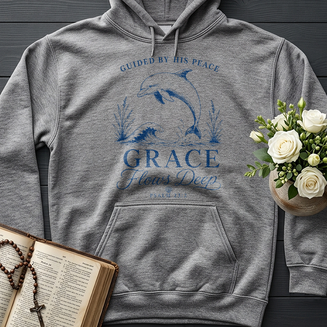 Guided By His Peace Grace Flows Deep Psalm 23.2 01