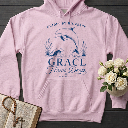 Guided By His Peace Grace Flows Deep Psalm 23.2 01