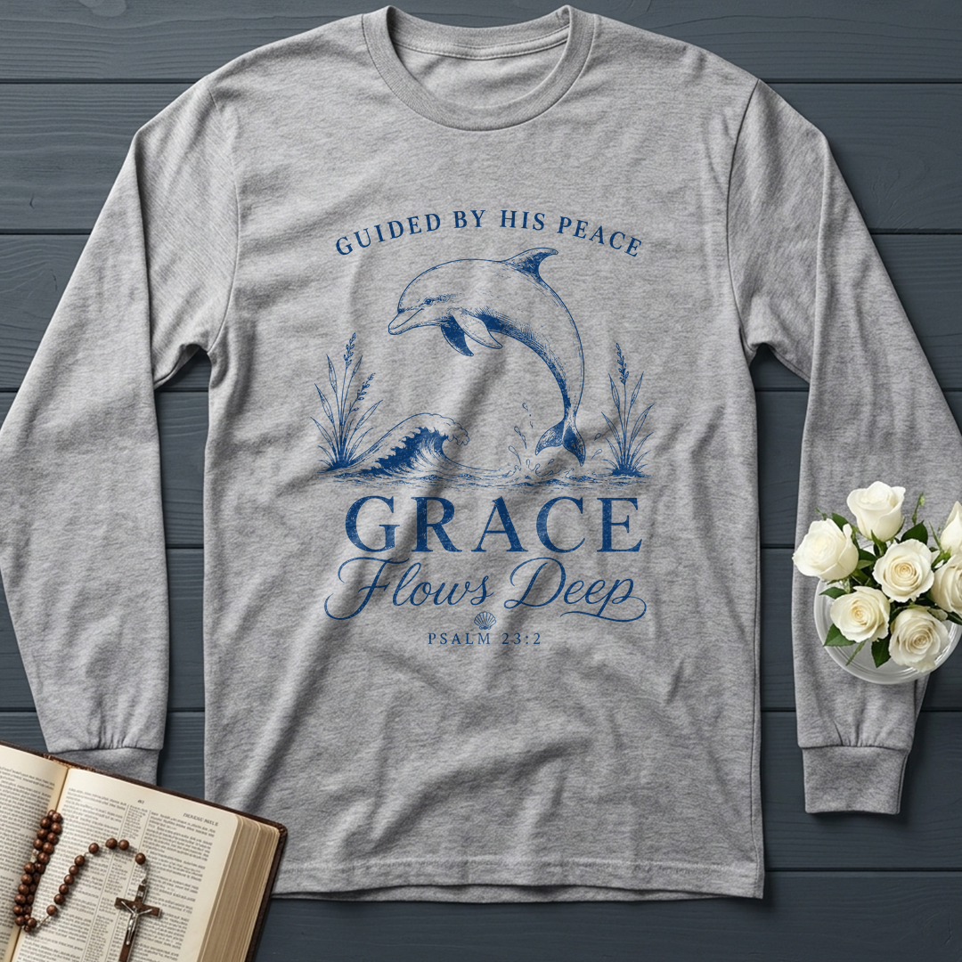 Guided By His Peace Grace Flows Deep Psalm 23.2 01