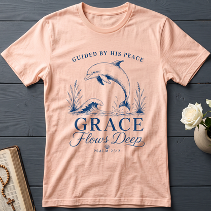 Guided By His Peace Grace Flows Deep Psalm 23.2 01