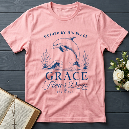 Guided By His Peace Grace Flows Deep Psalm 23.2 01