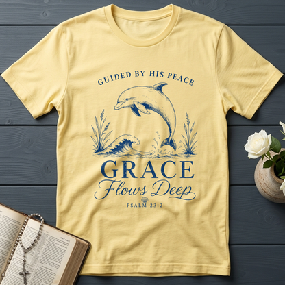 Guided By His Peace Grace Flows Deep Psalm 23.2 01