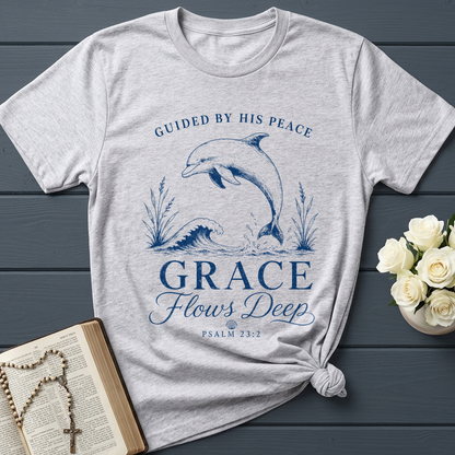Guided By His Peace Grace Flows Deep Psalm 23.2 01