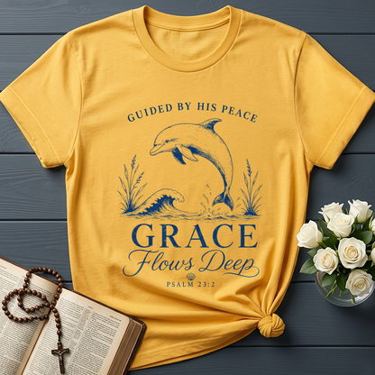 Guided By His Peace Grace Flows Deep Psalm 23.2 01