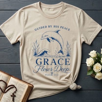 Guided By His Peace Grace Flows Deep Psalm 23.2 01