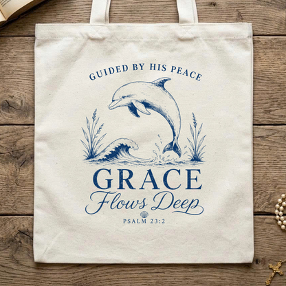 Guided By His Peace Grace Flows Deep Psalm 23.2 01