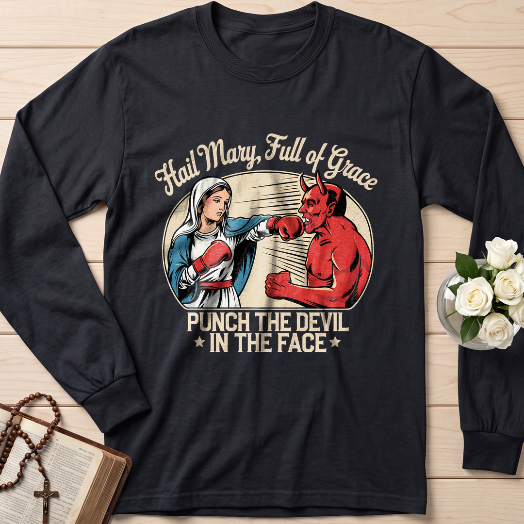 Hail Mary Full Of Grace Punch The Devil In The Face 01