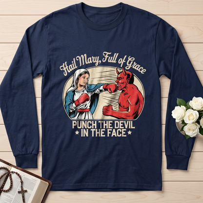 Hail Mary Full Of Grace Punch The Devil In The Face 01