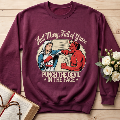 Hail Mary Full Of Grace Punch The Devil In The Face 01