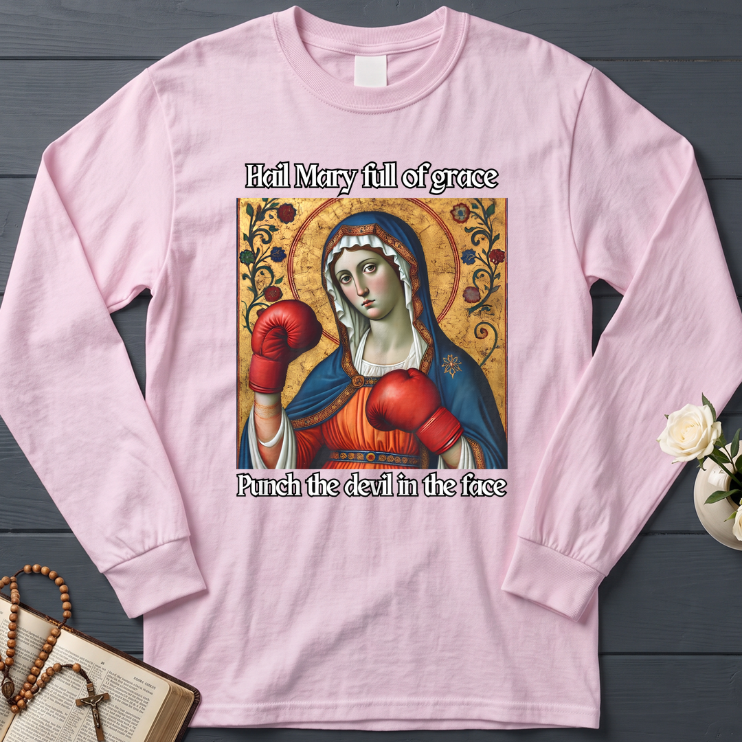 Hail Mary Full Of Grace Punch The Devil In The Face 02