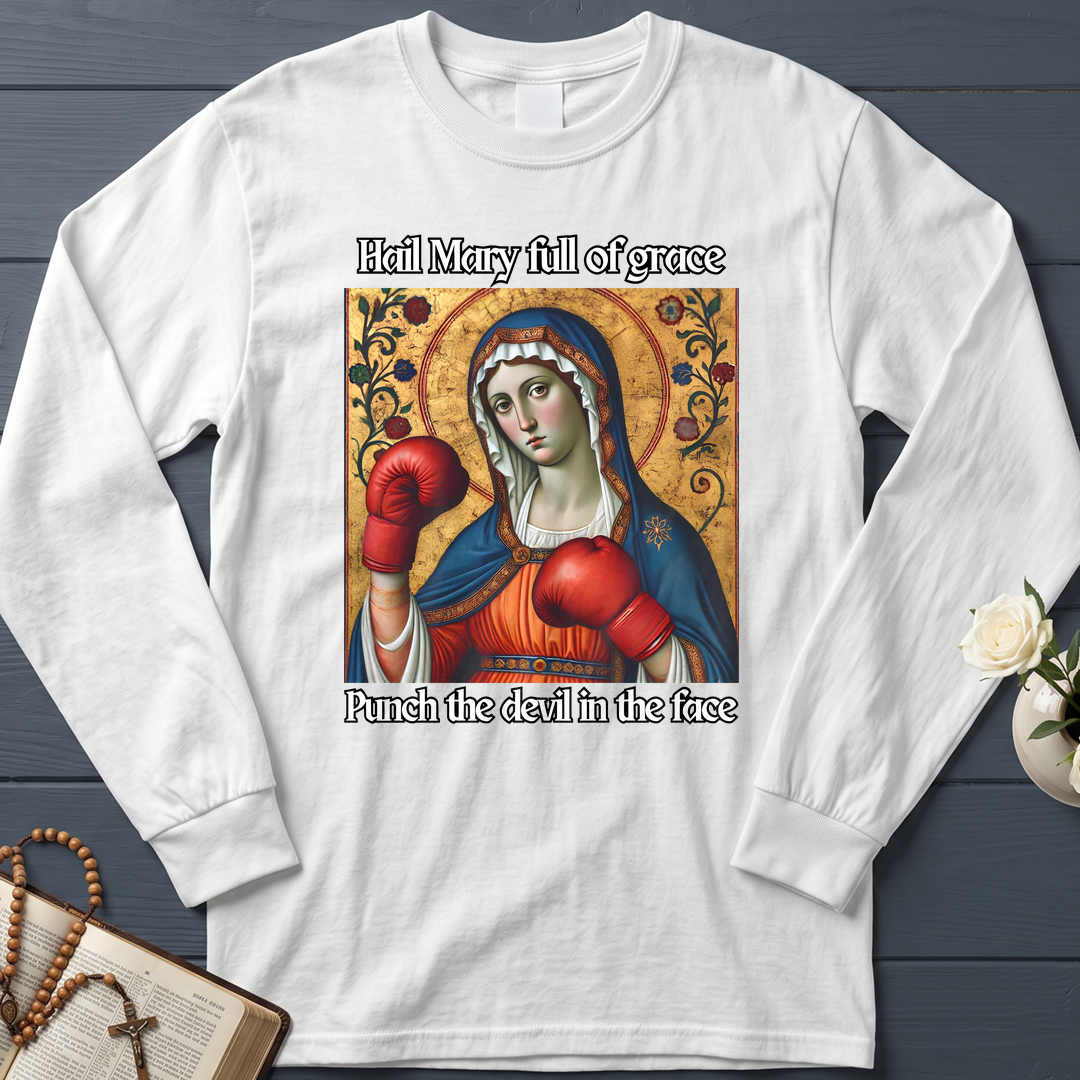 Hail Mary Full Of Grace Punch The Devil In The Face 02
