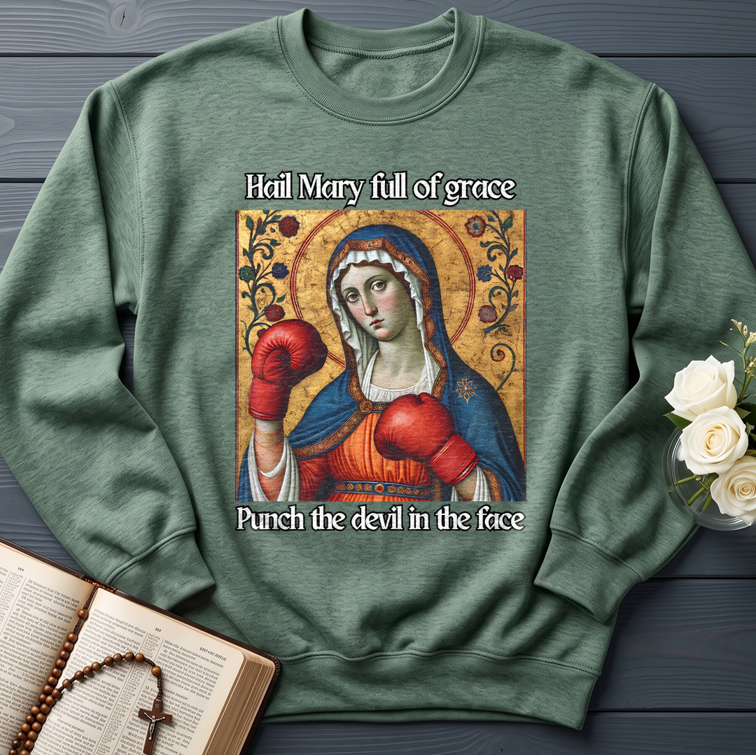 Hail Mary Full Of Grace Punch The Devil In The Face 02
