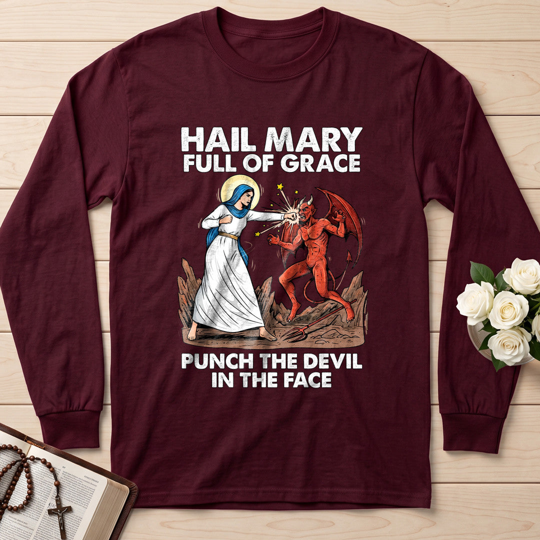 Hail Mary Full Of Grace Punch The Devil In The Face 03