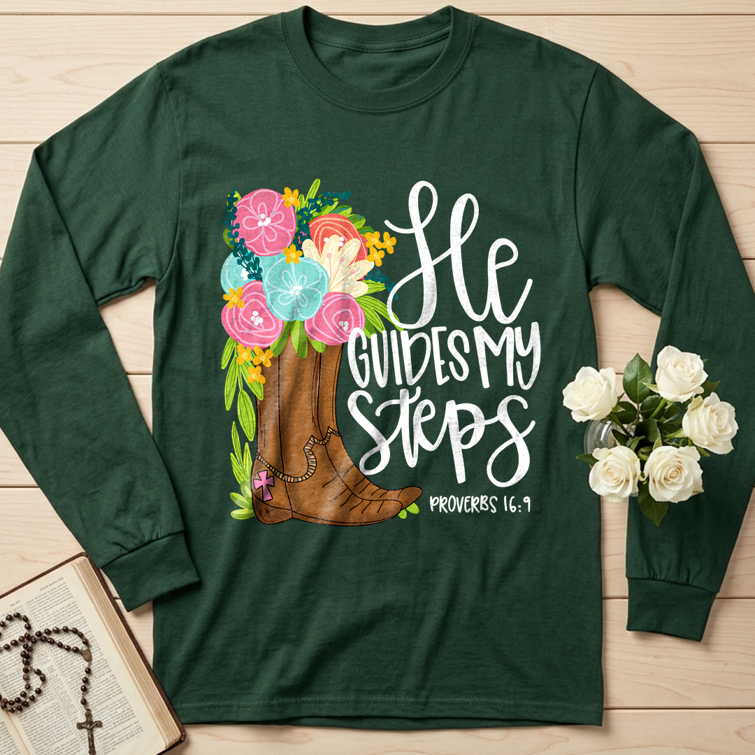 He Guides My Steps Proverbs 16.9 01