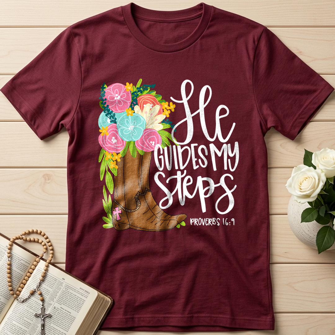 He Guides My Steps Proverbs 16.9 01