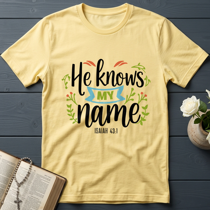 He Knows My Name Isaiah 43.1 01