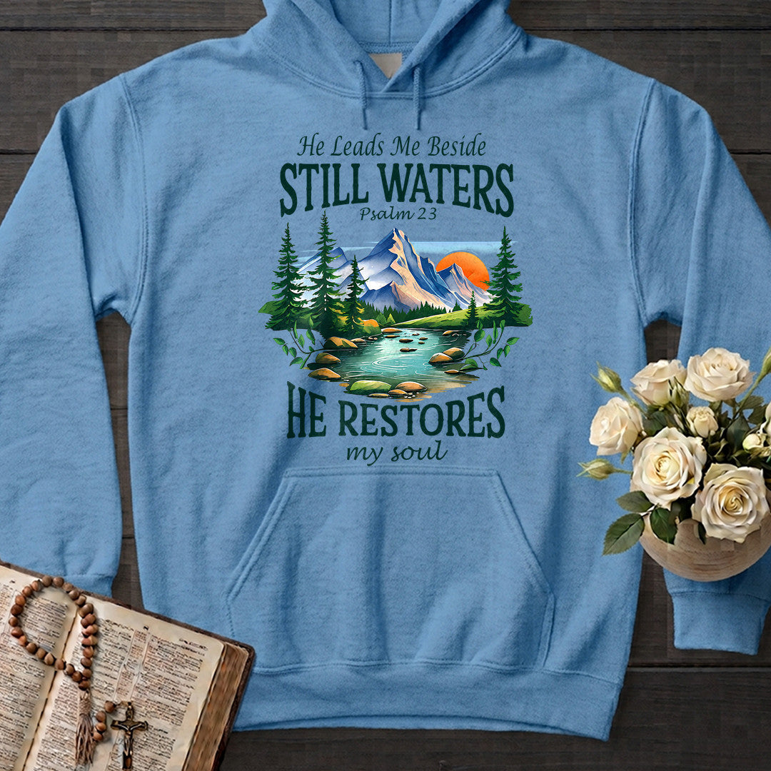 He Leads Me Beside Still Waters He Restores My Soul Psalm 23 01
