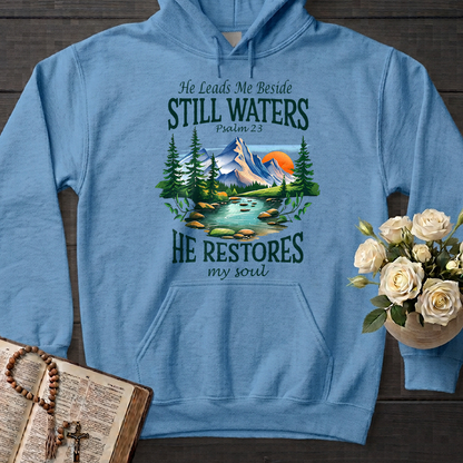 He Leads Me Beside Still Waters He Restores My Soul Psalm 23 01